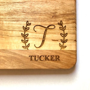 Maple Wood Cutting Board, Engraved Maple Cutting Board, Personalized ...