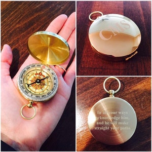 Personalized Compass - Unique Graduation Gift - Engraved with Name, Date, and Message - Perfect for the Graduate's Next Adventure raving