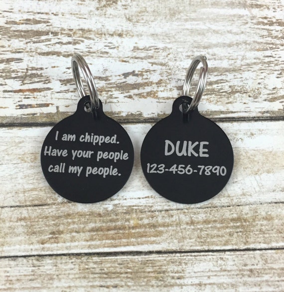 Dog tag have your people call my people Clearance