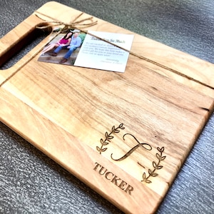 Maple Wood Cutting Board, Engraved Maple Cutting Board, Personalized ...