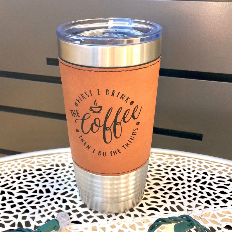 Coffee Cup Personalized Insulated Travel Mug 20 oz. Etsy