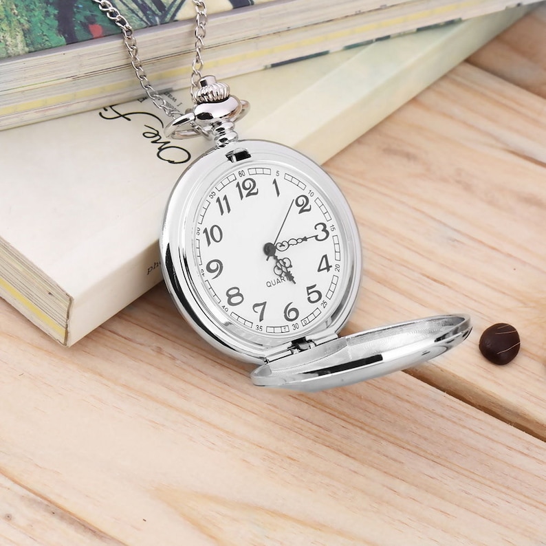Engraved Pocket Watch Personalized Pocketwatch Etsy