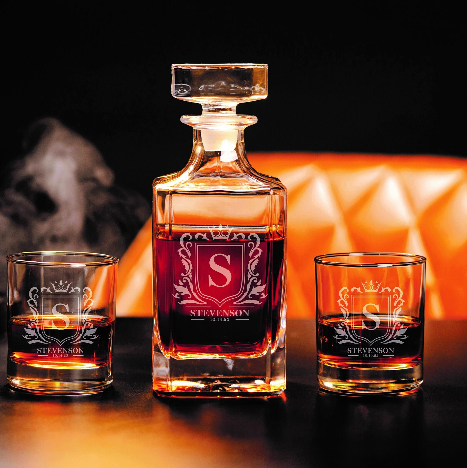 WHISKEY DECANTER Sale Custom Engraved Decanter and Whiskey Etsy