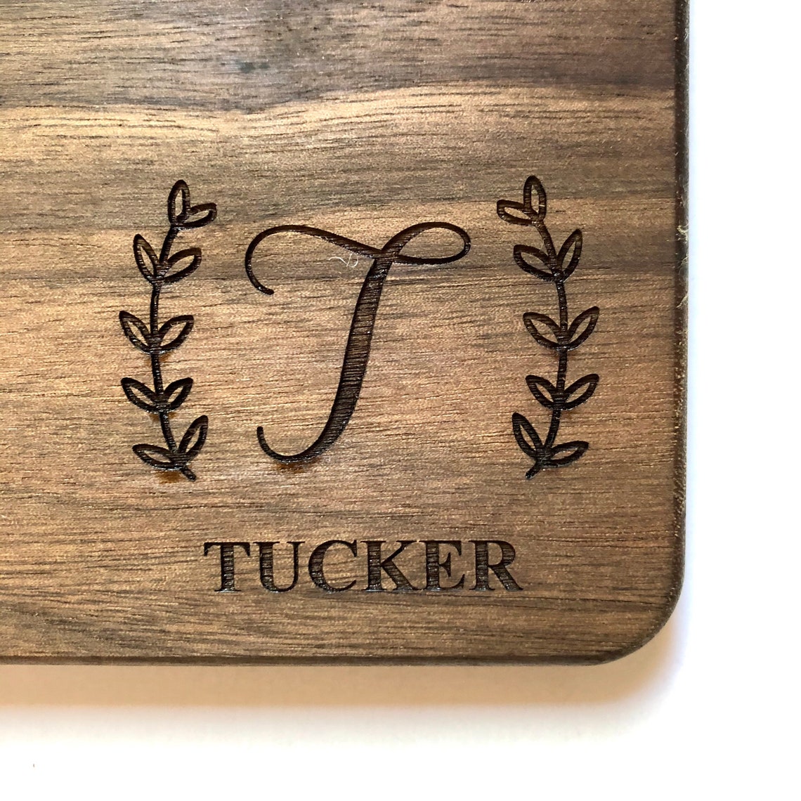 Black Walnut Cutting Board Engraved Walnut Cutting Board | Etsy