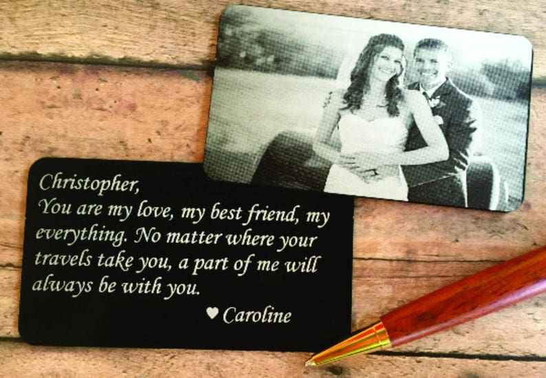 Boyfriend Gift GIFT for BOYFRIEND Groom Gift Wallet Card Etsy