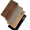 Personalized Vegan Leather Checkbook Cover: Engraved Eco-Friendly Case