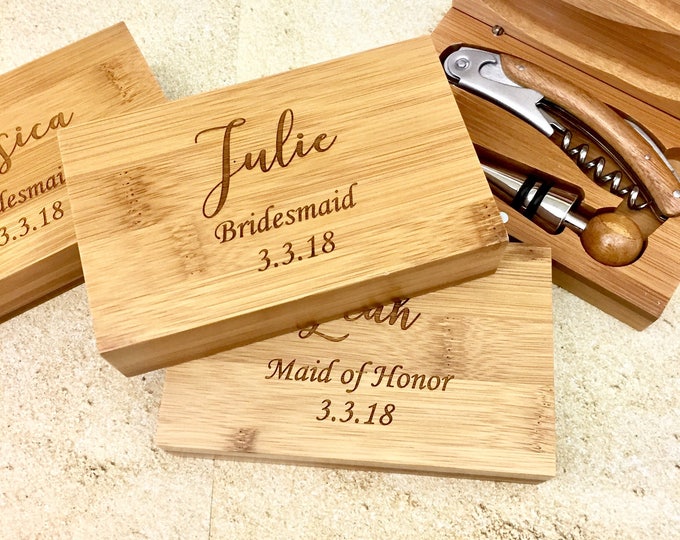 SALE! Engraved Wine Tool Set|Wine Tool Set|Wine Opener Set|Corporate Gift Wine Tool Set| House Warming Gift Wine Tool Set