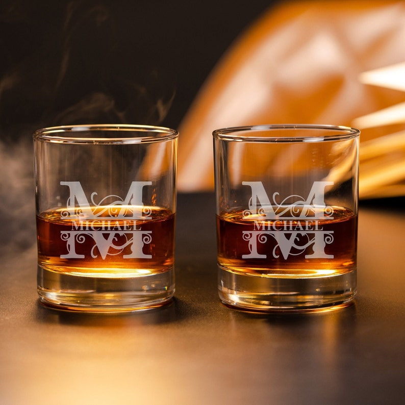 SALE Custom ENGRAVED Whiskey Glasses Whiskey Glasses Etsy