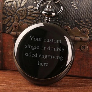 Personalized Pocket Watch, Engraved Pocket Watch, Father of the Bride Gift, Groomsmen Gifts, Best Man Gifts, Groomsmen Proposal Gifts
