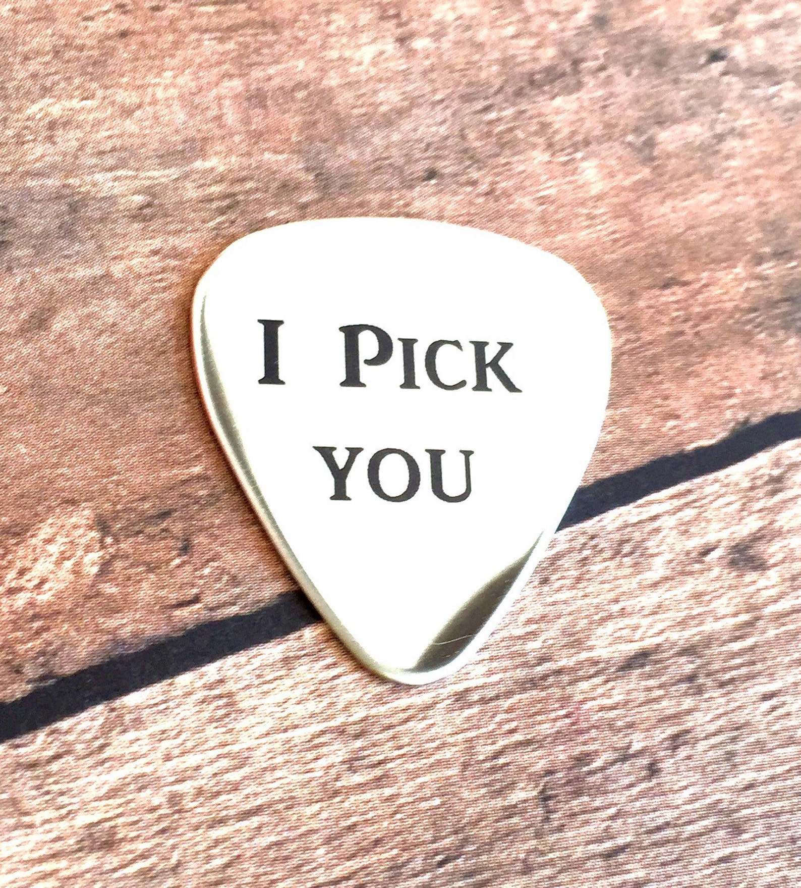 SALE Engraved Guitar Pick Personalized Guitar Pick Custom Etsy