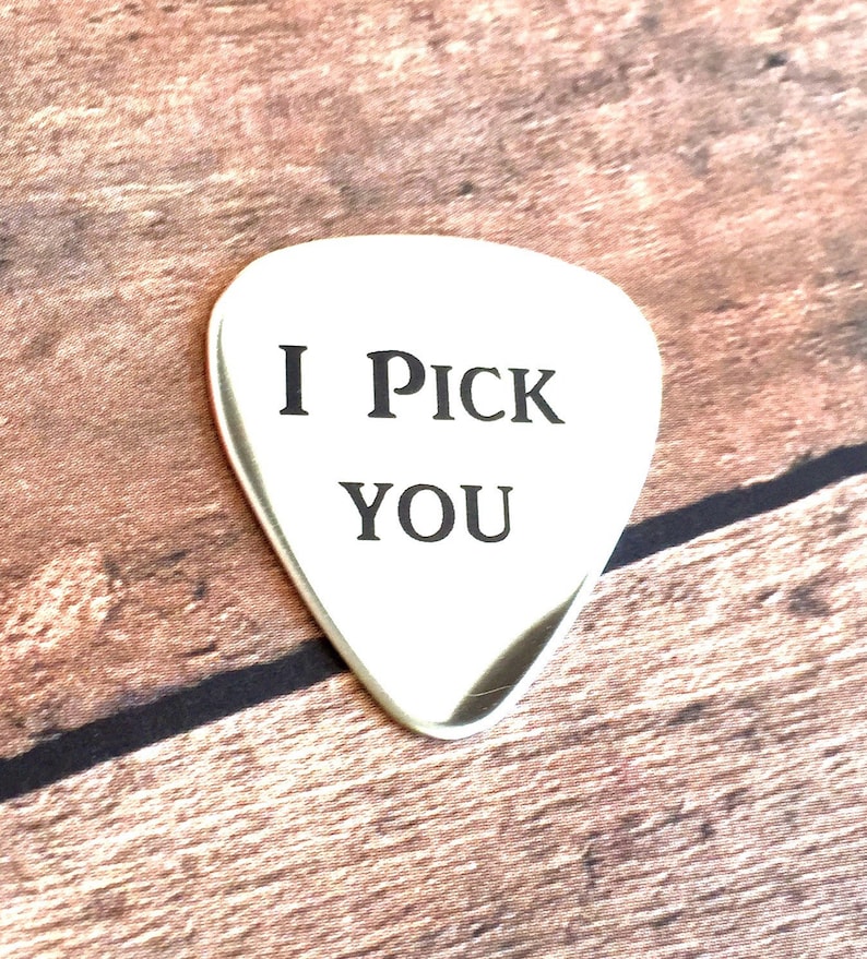 SALE Engraved Guitar Pick Personalized Guitar Pick Custom Etsy