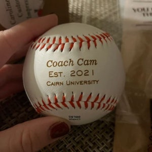 Ring Bearer Gift, Personalized Laser Engraved Baseball, Custom Baseball, Ring Security, RingBearer Gift, Junior Groomsman, Baseball Gift image 10