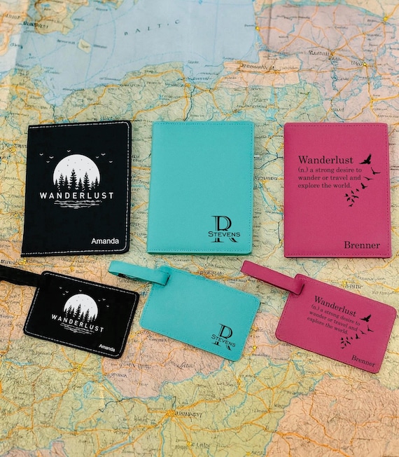 Housse De Passeport Et Porte-cartes En Simili Cuir Noir – Organiseur De Voyage Compact