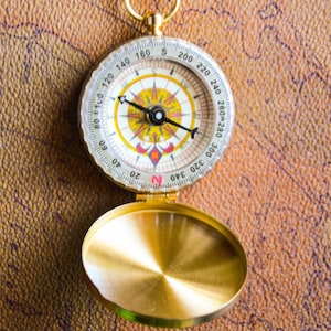 CUSTOM Engraved Compass, personalized engraved compass. Front and/or back engraving