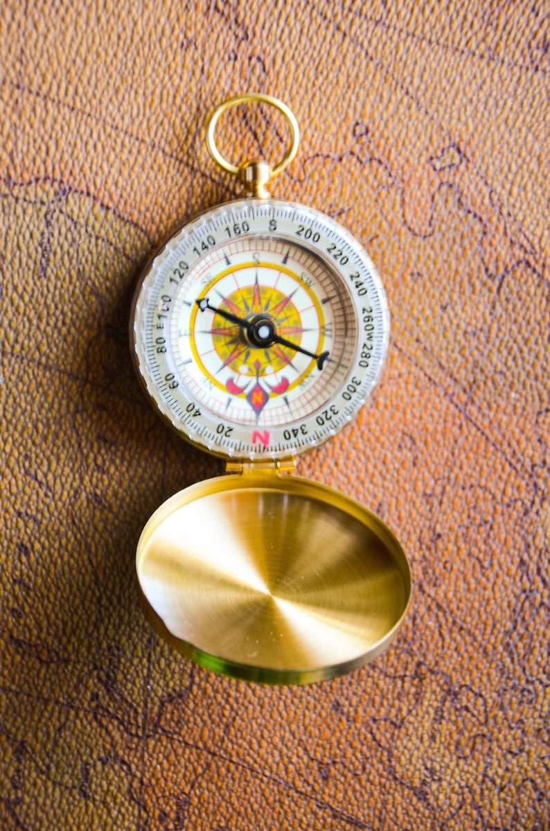 CUSTOM Engraved Compass, personalized engraved compass. Front and/or back engraving