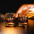 SALE! Custom ENGRAVED Whiskey Glasses, Whiskey Glasses Personalized, Monogram Whiskey Glasses, Bourbon Glasses
