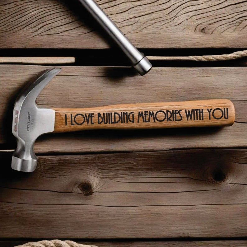Personalized Hammer Gift Engraved & Customized Hammer for Men Ideal for Husband Anniversary and Father's Day Unique Gifts for Him image 4
