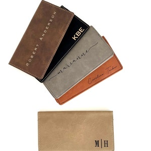 personalized checkbook cover