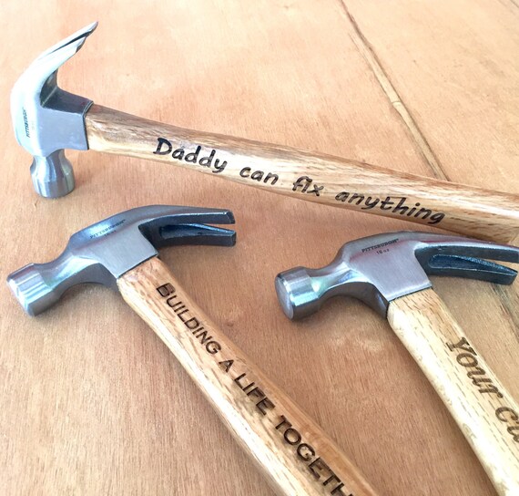 engraved hammers for dad