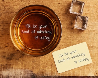 Aangepast handschrift gegraveerd whiskyglas – cadeau met geheime boodschap
