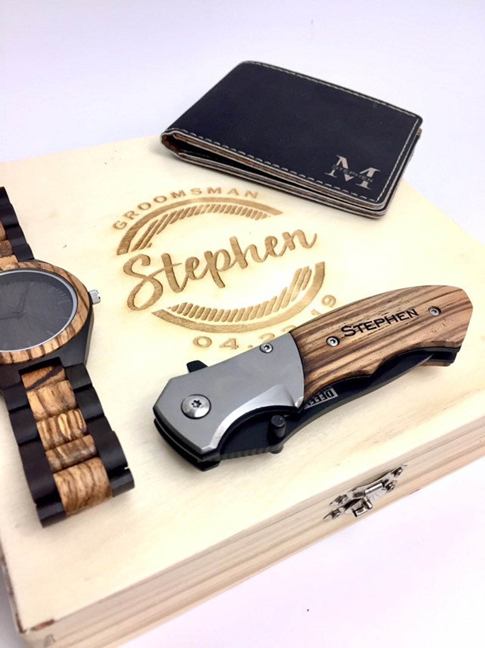 Personalized Gift Set for Him Engraved Gift Set for Him Gift Etsy