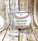 Ring Bearer Gift, Personalized Laser Engraved Baseball, Custom Baseball, Ring Security, RingBearer Gift, Junior Groomsman, Baseball Gift 