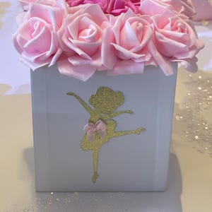 Ballerina Centerpiece, Baby Shower Decoration, Girl Birthday