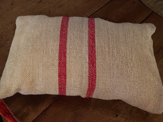 Antique Feedsack Pillow
