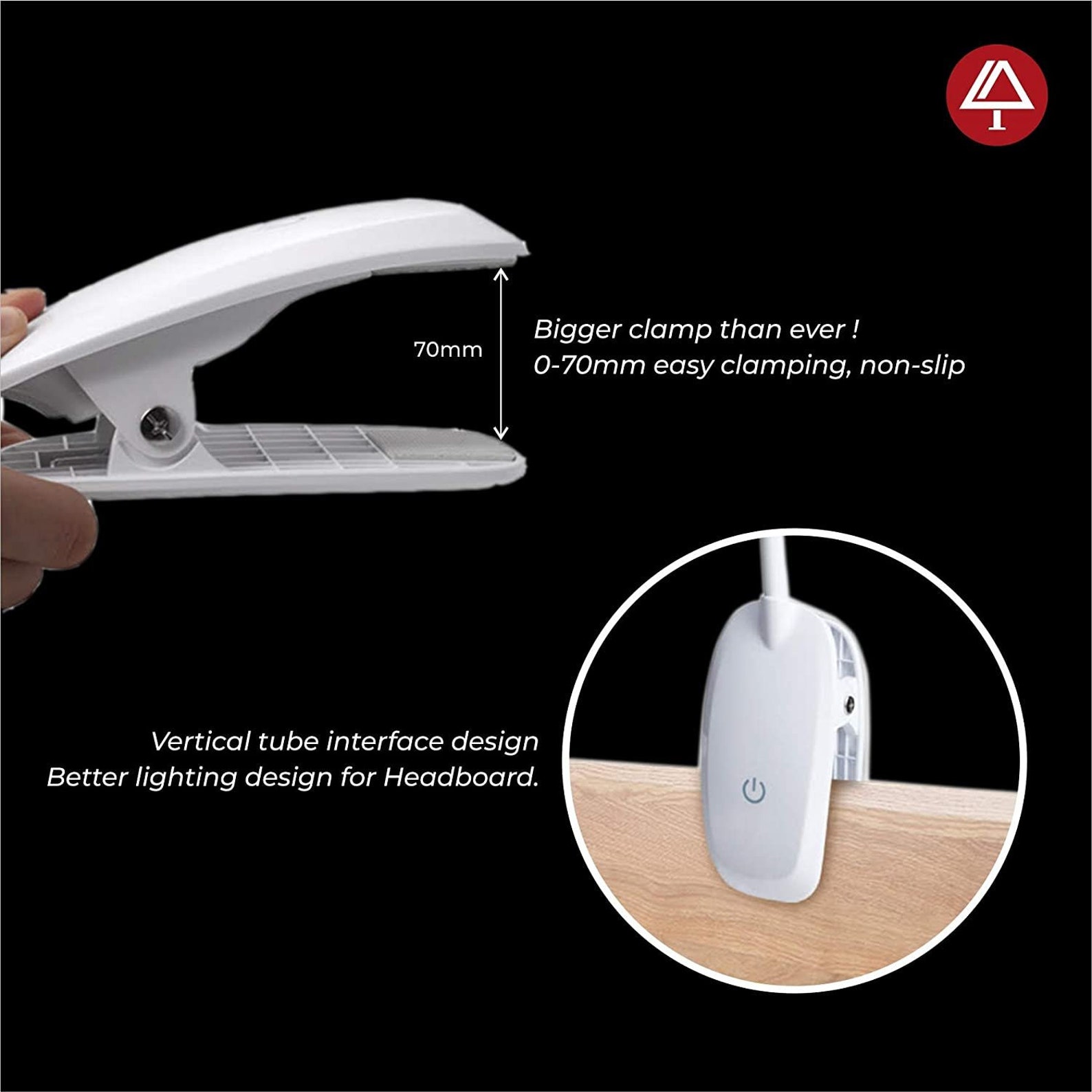 Clip On Light Rechargeable Battery Operated Reading Light Etsy