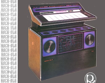 Jukebox ROCK-OLA Manual High Resolution Instant PDF. Models 453