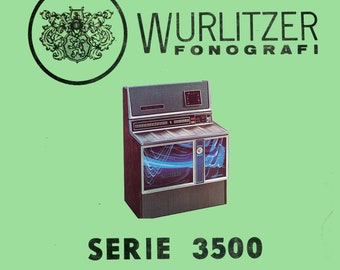 Manuale in italiano Jukebox WURLITZER in pdf ad alta definizione scaricabile. Modello 3500-3510-3560 ZODIAC (juke box)