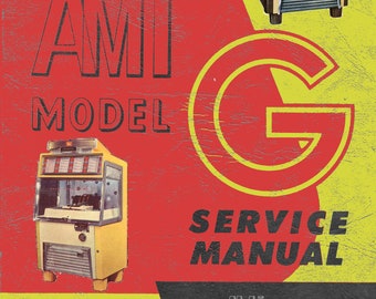 Manuel AMI Jukebox en pdf téléchargeable en haute définition. Modèle G 80 et 120 (1955) (juke-box)