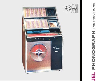 Jukebox Rowe Ami Manual High resolution Instant PDF. Models JAL / JEL (juke box)