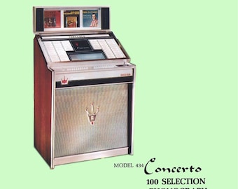 ROCK-OLA 434ジュークボックス　1967年　ジャンク品　レストアベース Rockola model 434 