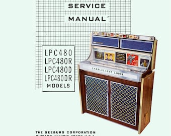 Seeburg ジュークボックスのマニュアル（高解像度PDF形式