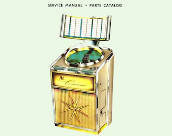 Manuale Jukebox AMI in pdf ad alta definizione scaricabile. Modelli Lyric e Continental 1 (juke box)