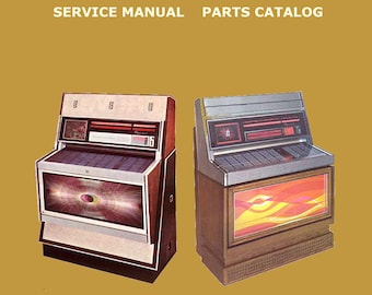 Jukebox Rowe AMI Manual High resolution Instant pdf. Models MM3 (Music Miracle 1969) and MM4 (Trimount 1970) (juke box)