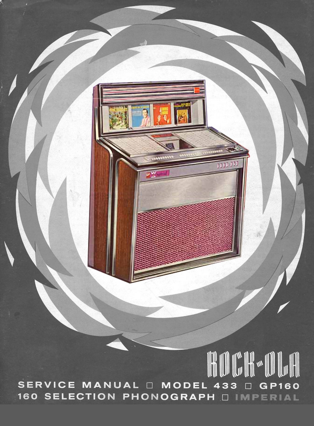 Jukebox ROCK-OLA Manual High Resolution Instant Pdf. Model