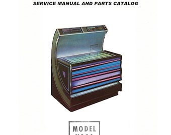 Jukebox SEEBURG Manual High resolution Instant PDF. Model USC1/EUSC1 &#39;Bandshell&#39; (1971) (juke box)