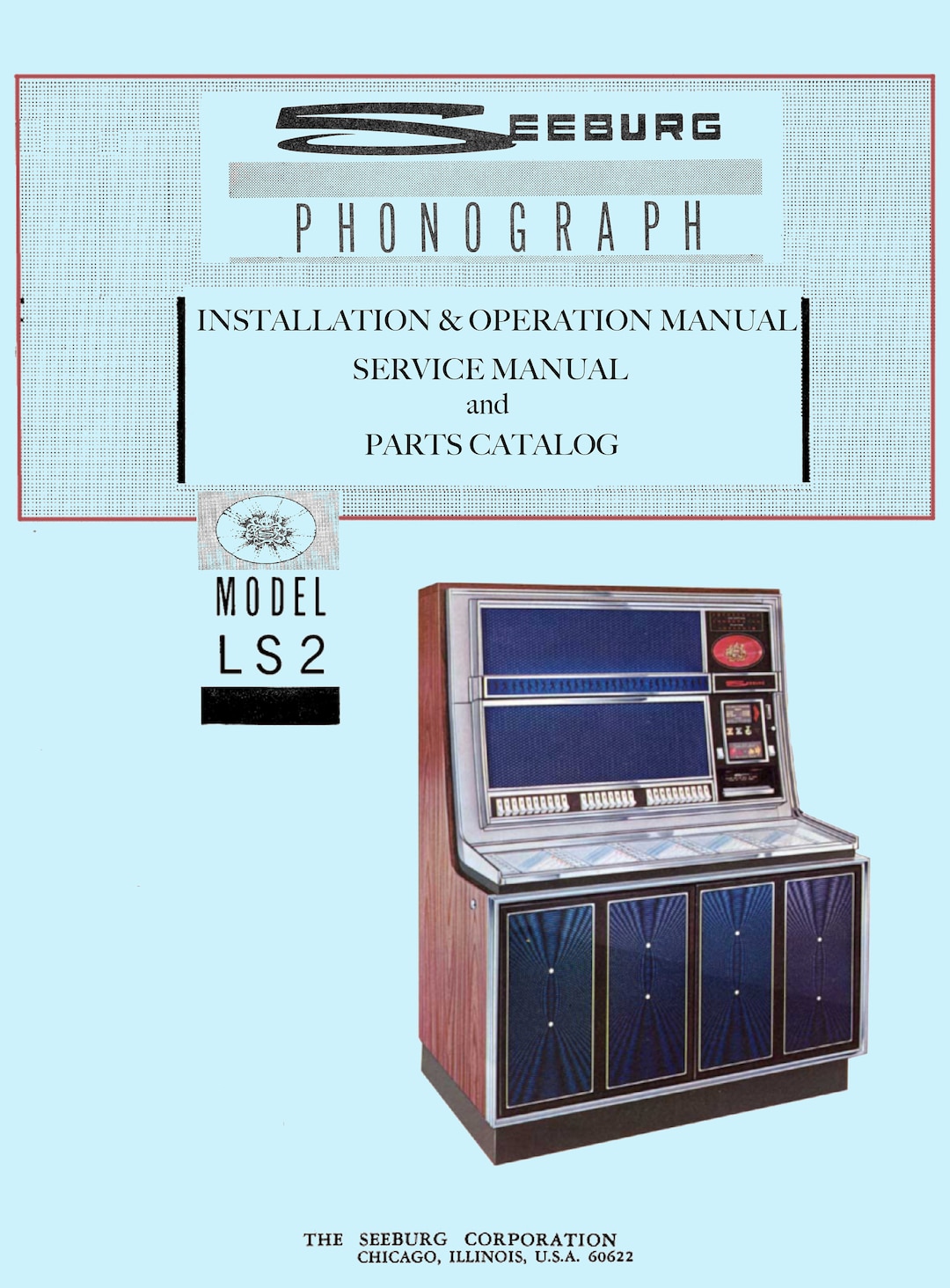 Jukebox SEEBURG Manual High Resolution Instant Pdf. Model