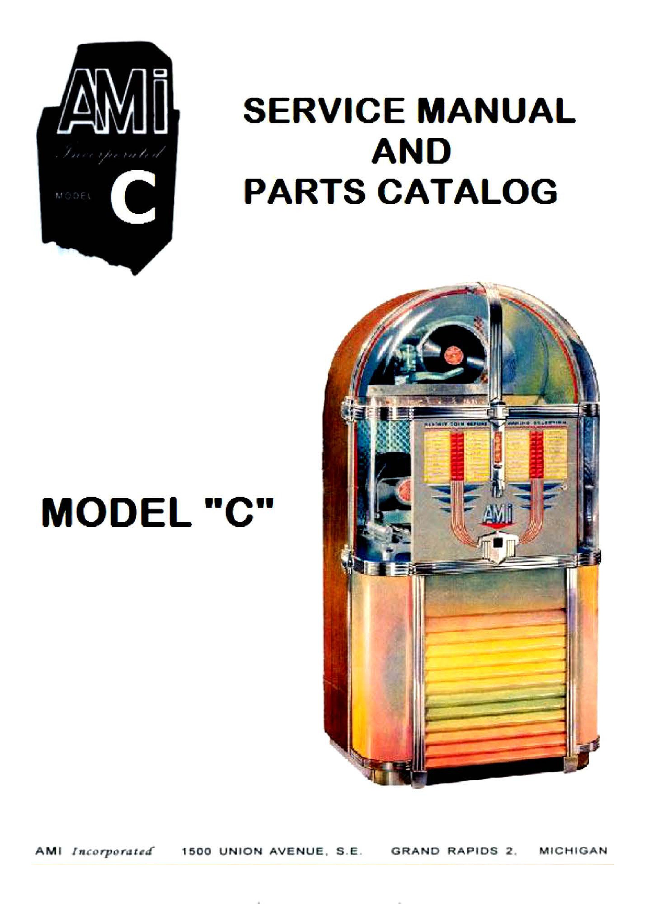 Jukebox AMI Manual High Resolution Instant Pdf. Model C