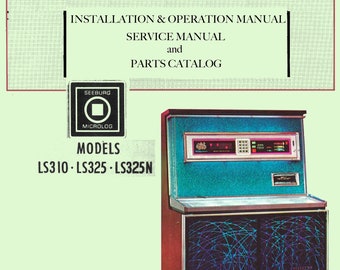 Seeburg ジュークボックスのマニュアル（高解像度 PDF 形式）を