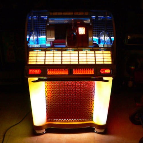 ダウンロード可能な高解像度 PDF の ROCK-OLA Jukebox