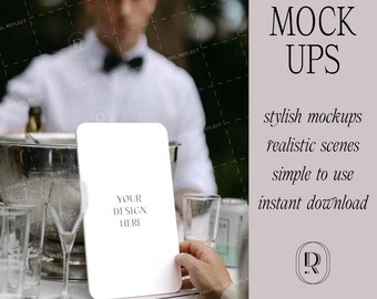 Maqueta de letrero de bar n.° 4