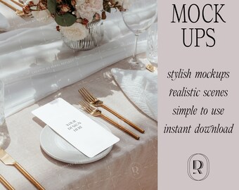 Maqueta de menú de papelería de boda DL