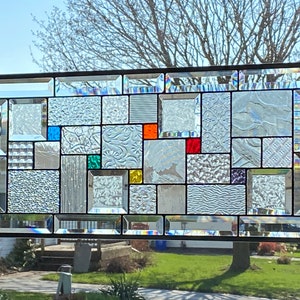 Stained Glass Panel / Rainbow Squares