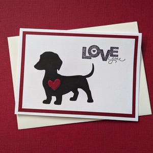Valentinstagskarte für Hundeliebhaber, KOSTENLOSER VERSAND