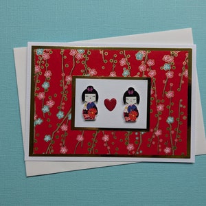 Carta giapponese Chiyogami Geisha, SPEDIZIONE GRATUITA