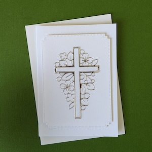 Christliche Ordinationskarte, Karte zur Taufe, Weihe, Erstkommunion, Taufe KOSTENLOSER VERSAND