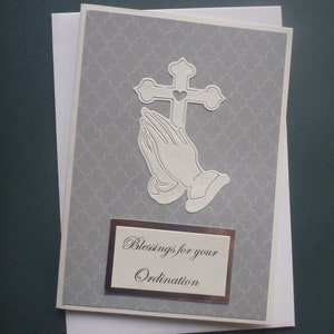 Tarjeta de Ordenación Cristiana, ENVÍO GRATIS